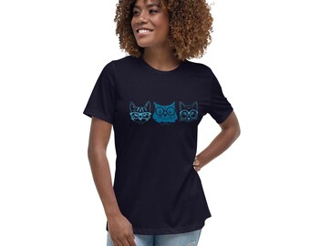 The Three Kitters Women's Relaxed T-Shirt