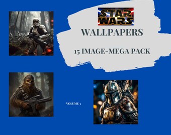 Star Wars Inspired Digital Wallpapers Vol 4 High Quality and - Etsy
