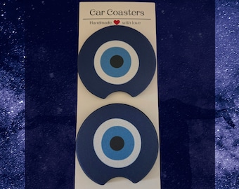 Evil Eye car coaster