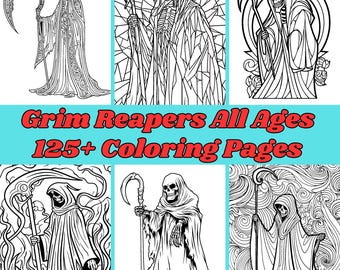 Pagine da colorare del Mietitore - Oltre 125 disegni di mosaici e vetrate (PDF e PNG)