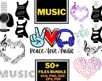 Music Notes SVG,Music Notes PNG,Music note,Clipart,Bundle,DXF,Cut File,Cutting Files,Cricut,Silhouette
