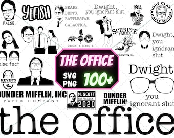THE OFFICE Bundle SVG, The Office Svg Files for Cricut, The Office Tv Show, The Office Clipart, The Office Vector
