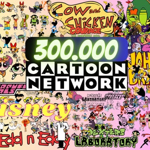 300.000 Mega Cartoon SVG bundle, Cartoon Mega SVG, sylwetka, cricut, Cartoon Characters mega Bundle SVG, wydruki cyfrowe SVG i BABY DOLLZ