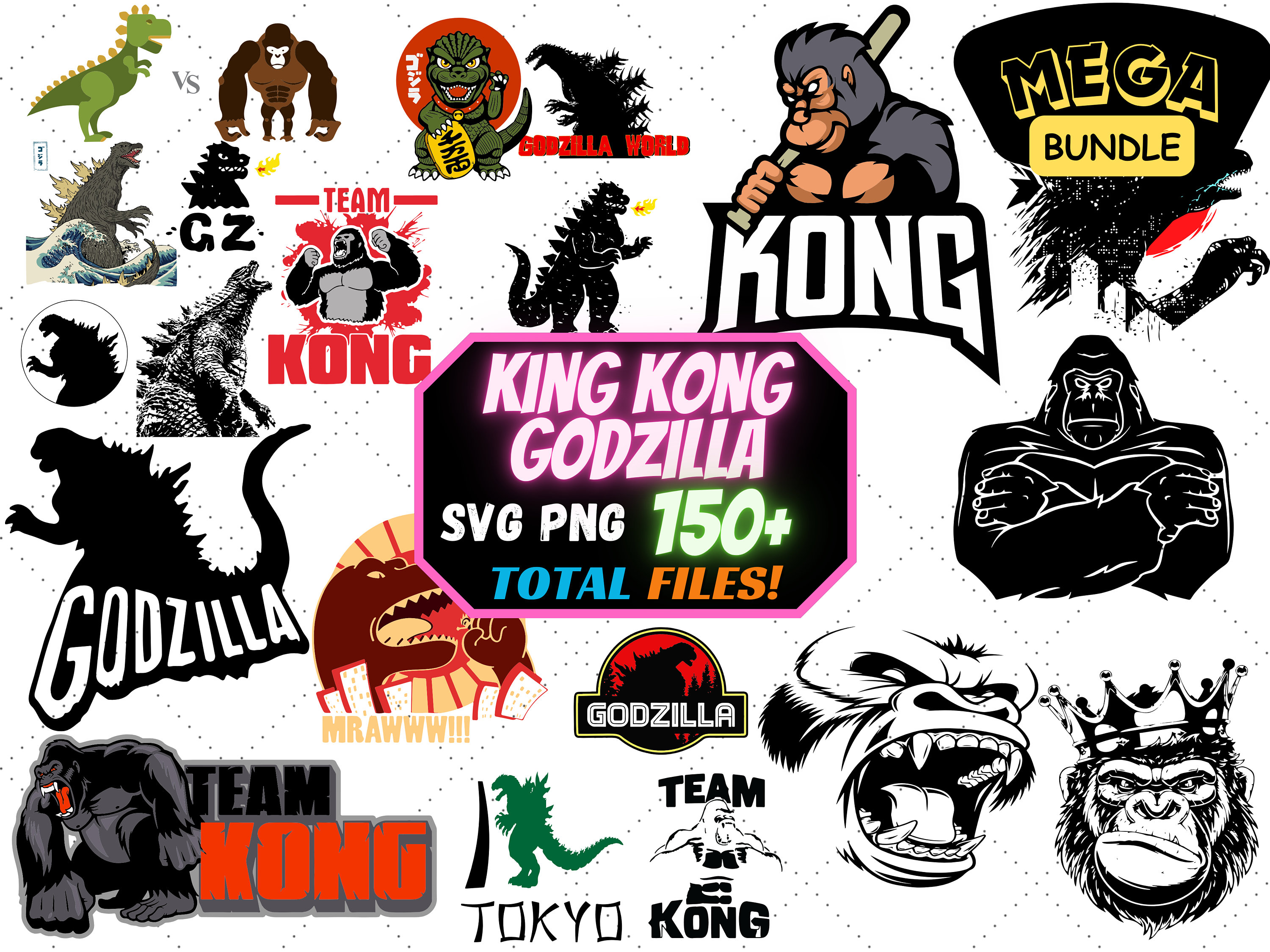 Godzilla Sticker PNG, Vector, PSD, and Clipart With Transparent