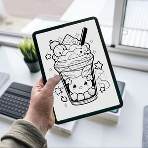 200 Kawaii Coloring Pages for Kids Cute Coloring Page Mega Bundle ...