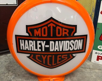 HARLEY DAVIDSON Gas Pump Globe