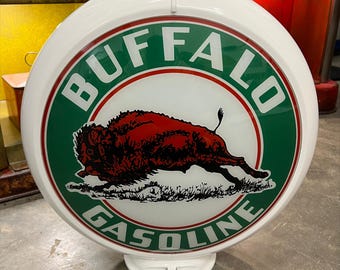 BUFFALO GASOLINE Gas Pump Globe