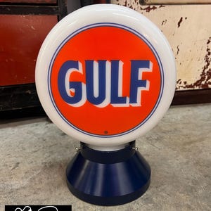GULF ガスポンプライト グローブ vintage 希少 ガソリン USA Gulf Globe Gas Lamp - Etsy