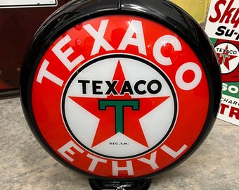 TEXACO Ethyl Gas Pump Globe