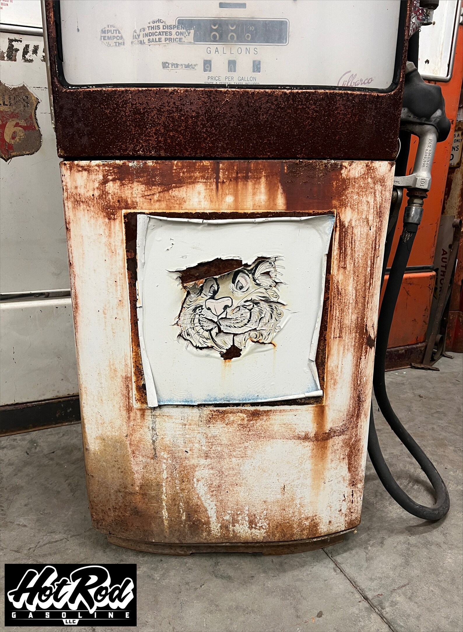 1950's ESSO / EXXON Gilbarco 1006 Gas Pump Mancave Decor / Restoration Project Etsy
