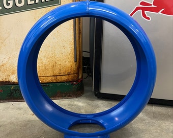 13.5" Plastic Gas Pump Globe Body - BLUE