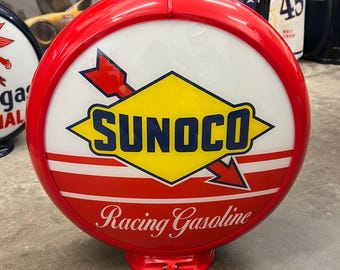 SUNOCO RACING GASOLINE Gas Pump Globe