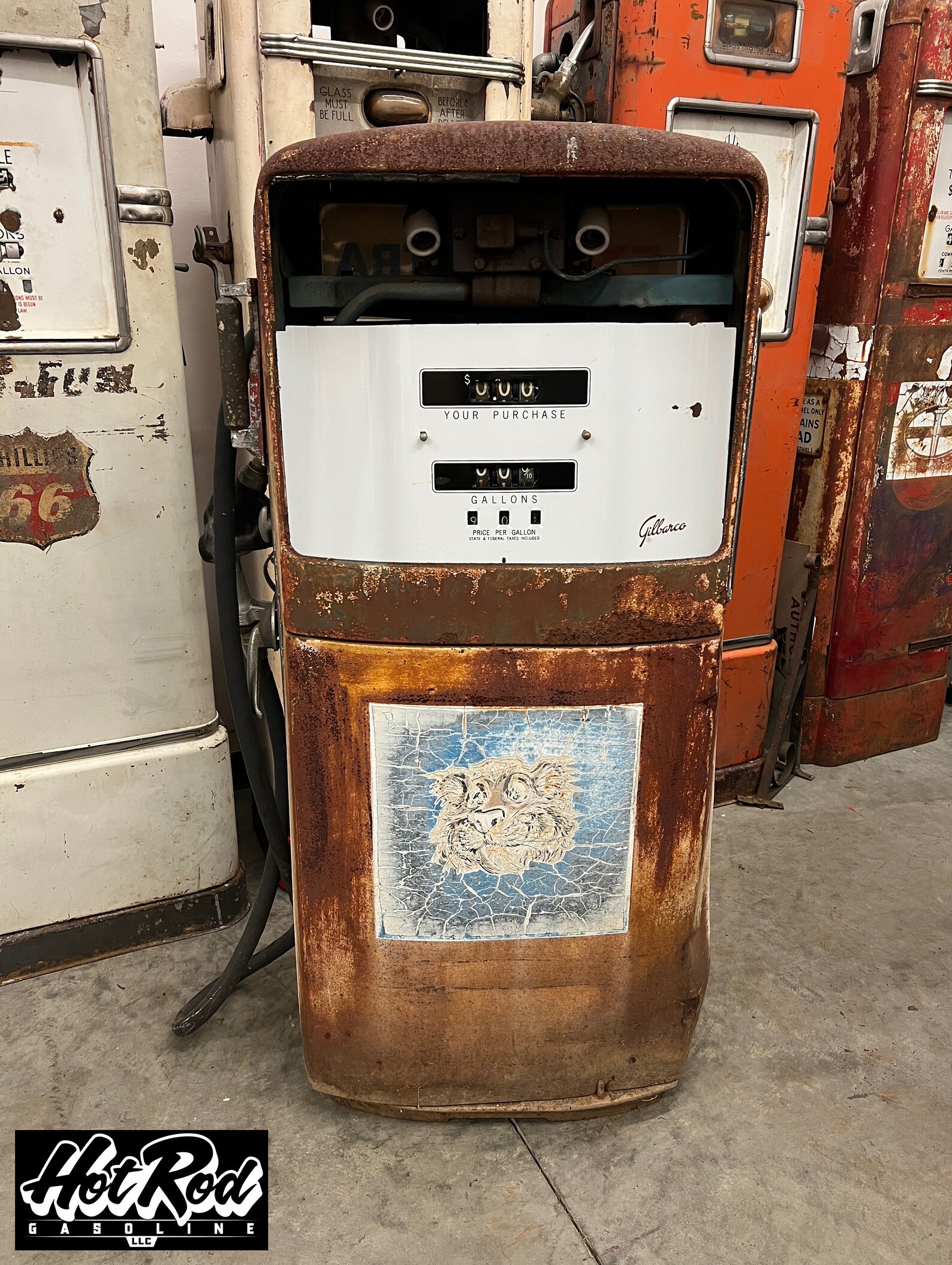 1950's ESSO / EXXON Gilbarco 1006 Gas Pump Mancave Decor / Restoration Project Etsy