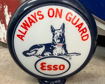 ESSO Guard Dog Gas Pump Globe