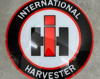 INTERNATIONAL HARVESTER Reproduction 13.5" Gas Pump Globe Face / Lens