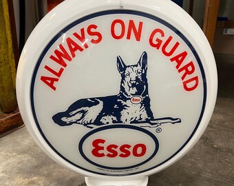 ESSO Dog Gas Pump Globe