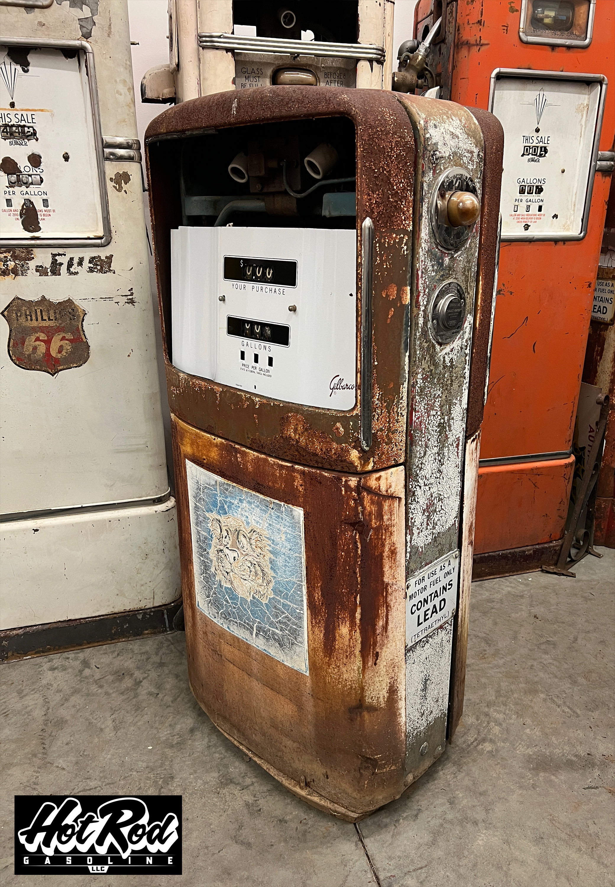 1950's ESSO / EXXON Gilbarco 1006 Gas Pump Mancave Decor / Restoration Project Etsy