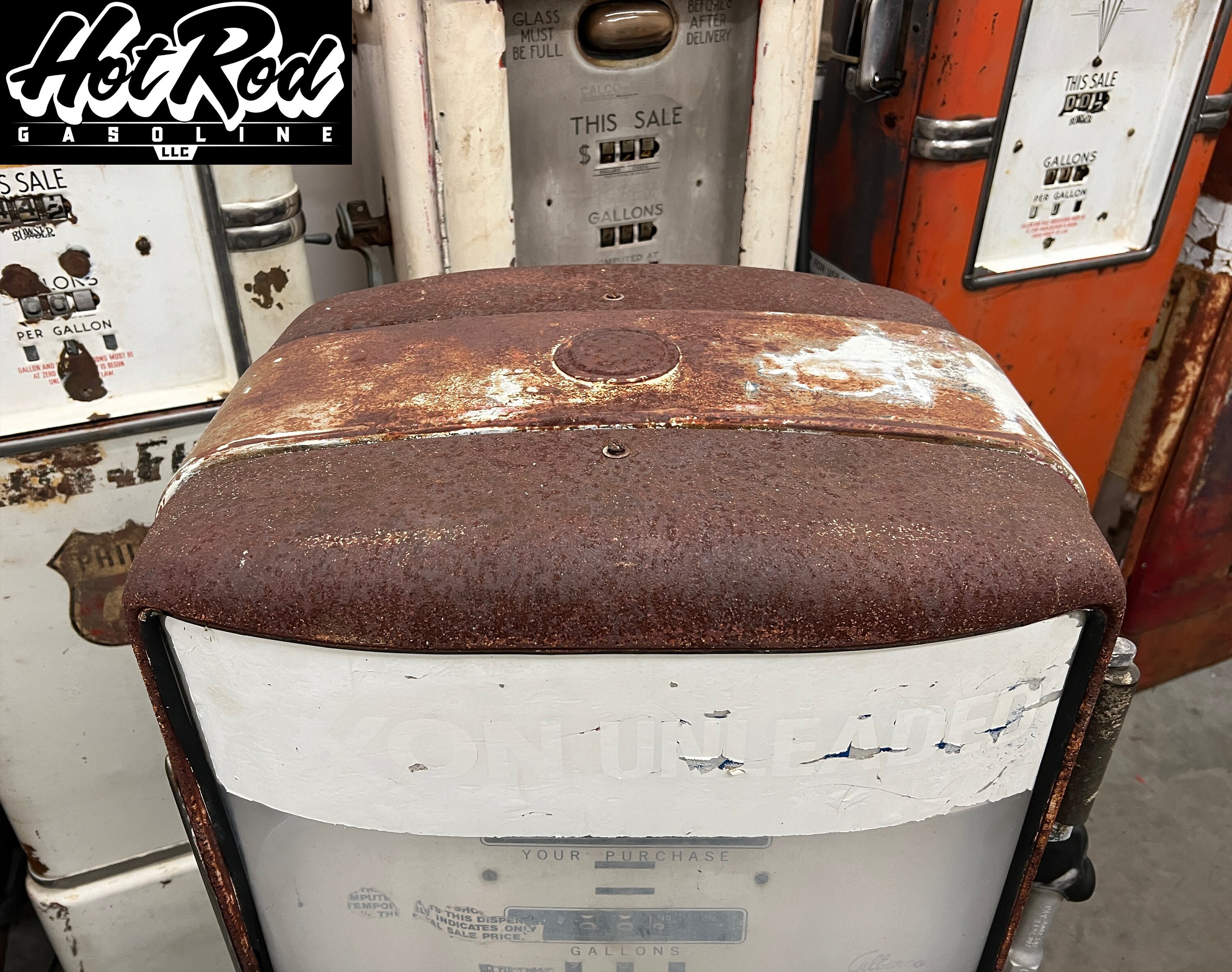 1950's ESSO / EXXON Gilbarco 1006 Gas Pump Mancave Decor / Restoration Project Etsy