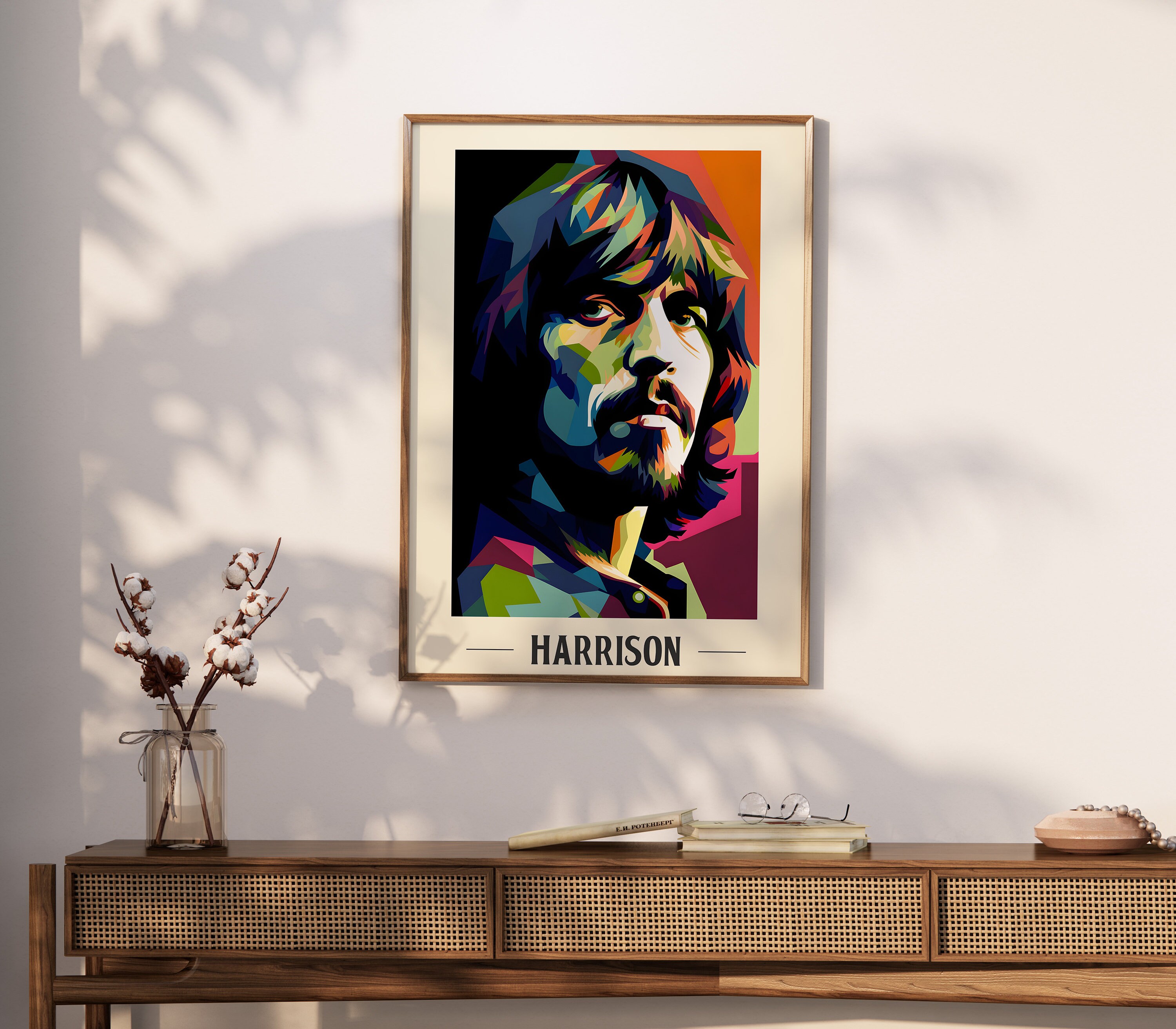Tableau Des Beatles En Bois Fait Main - Lennon, McCartney, Harrison, Ringo - Prêt à Accrocher