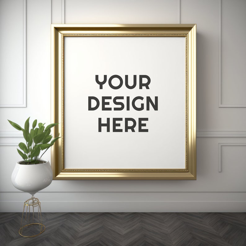 50 Frame Mockups Wall Art Mockup Minimalist Boho Mockups Etsy