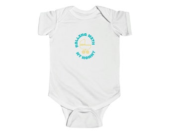 Rolling with my mommy onesie