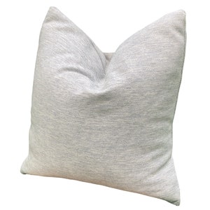 Ultimate Performance Pillow Cover grey/ white indoor and outdoor rated