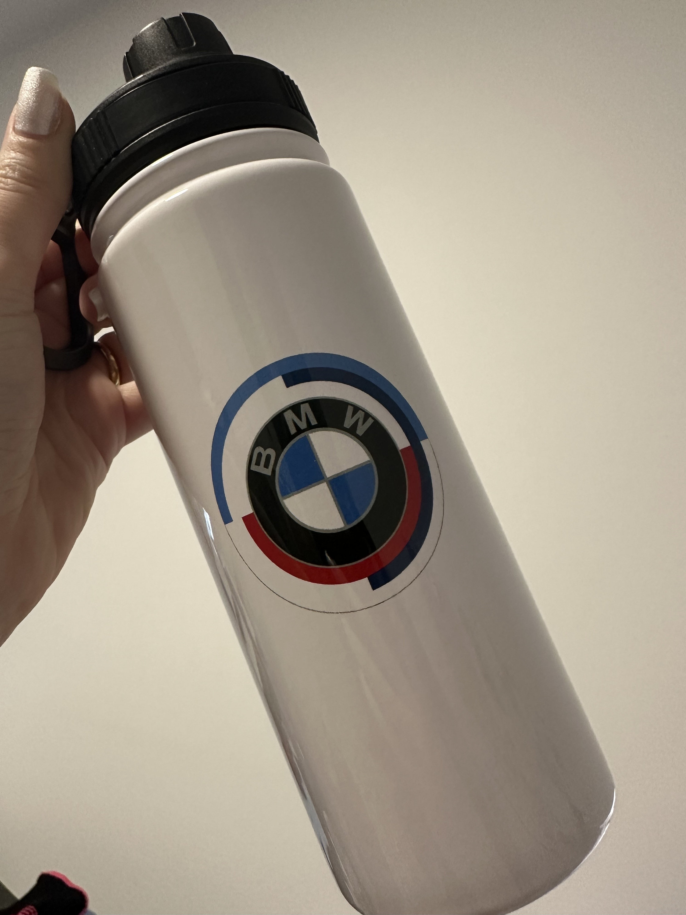 BMW Tumbler, Coffee Mug / Water Bottle, Stainless Steel, Insulated Hot /  Cold. 