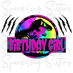 Geburtstagskind, Sofort-Download, PNG, T-Rex, Anpassen, Sublimation, DTG, DTF