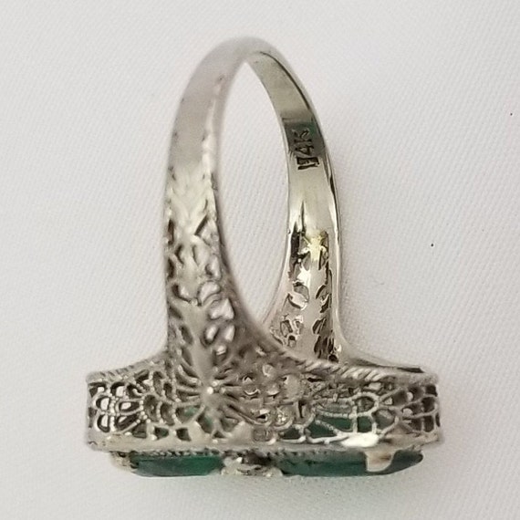 Fancy triangle cut, genuine Emerald doublets, w/a… - image 7