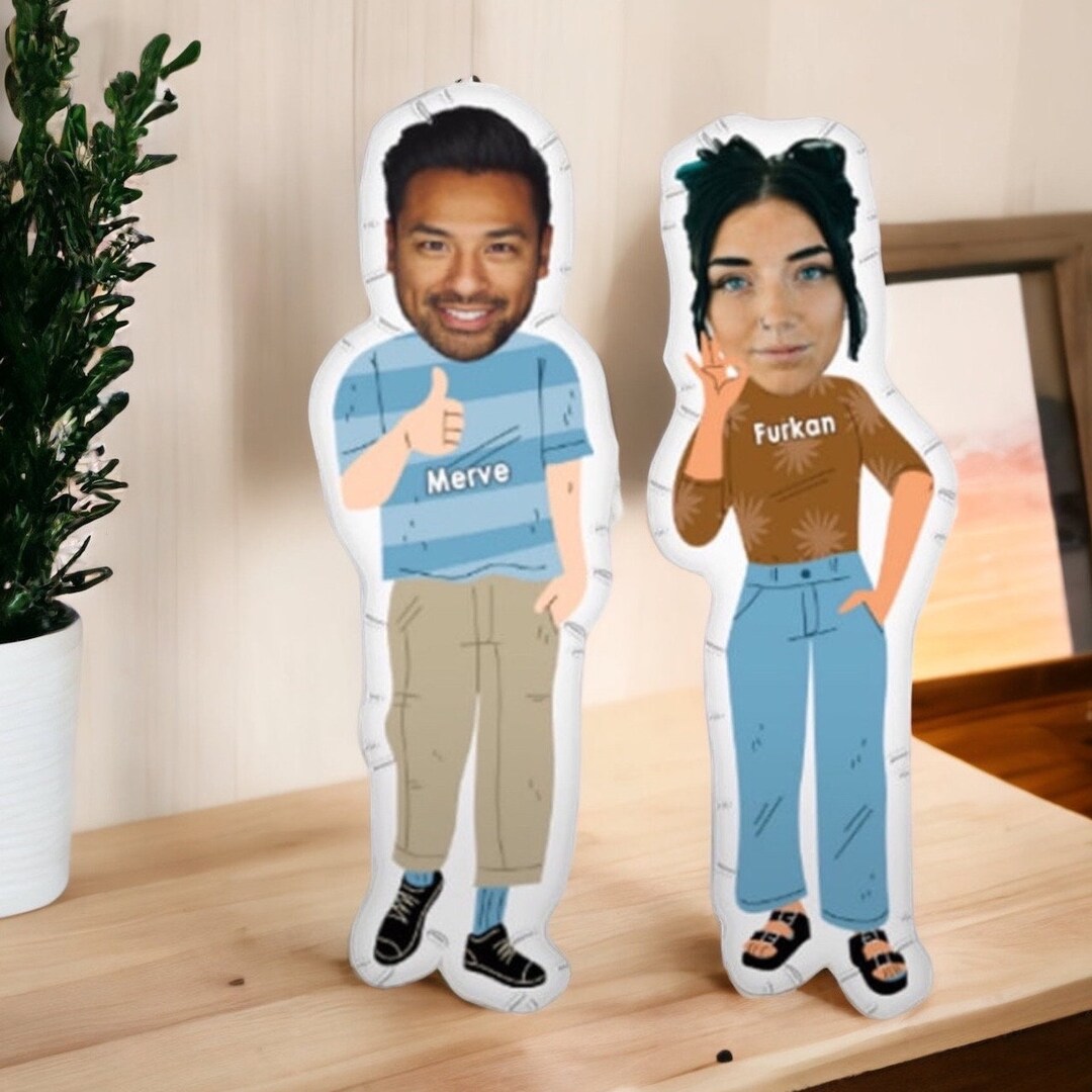 Couple Pillow Anniversary Gift Custom Face Pillow Wedding Etsy