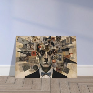 Disturbing Stare, Disturbing art, Dark Art, - Premium Semi-Glossy Paper Poster