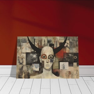 Demon Art, Dark Art, Disturbing Art, Satanic Art - Premium Semi-Glossy Paper Poster