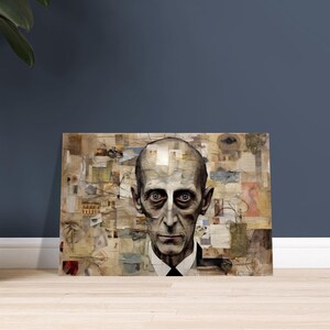 Disturbing Stare, Dark Art, Macabre Art, Surrealism, - Premium Semi-Glossy Paper Poster