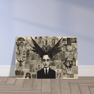 Goth Art, Dark Art, Disturbing Art, - Premium Semi-Glossy Paper Poster