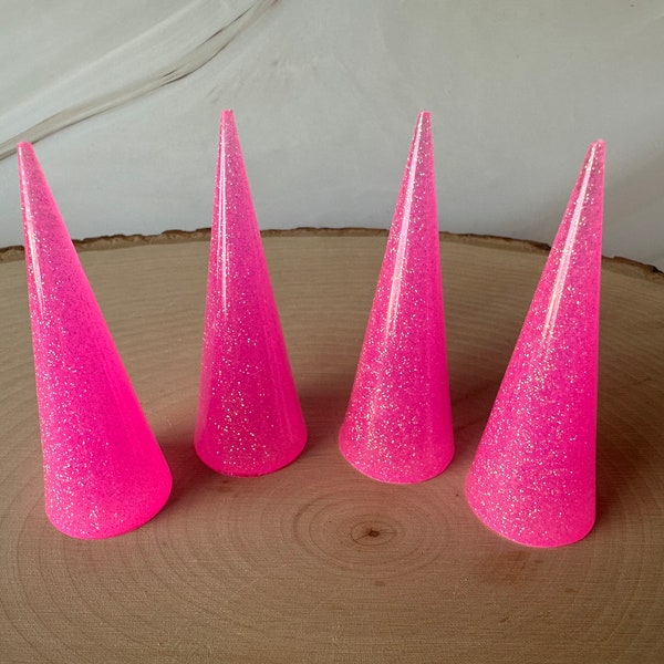 Solid Colored Ring Cones