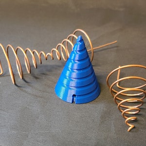 Fibonacci Coil Winding Jig: Electroculture Gardening, Orgonite