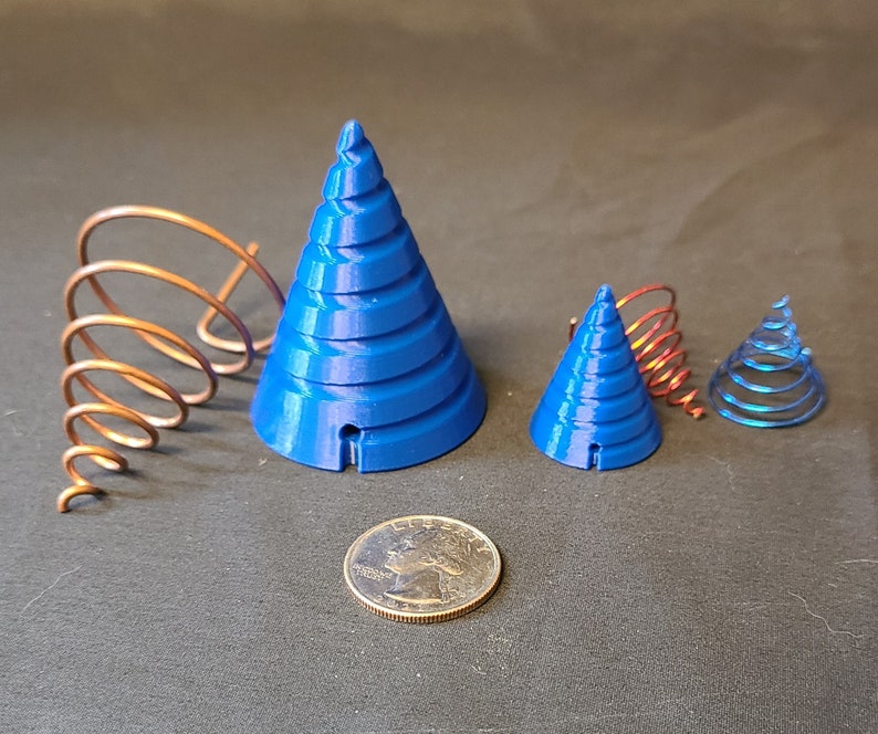 2pc Set Fibonacci Spiral Coil Winding Jigs for Electroculture Etsy