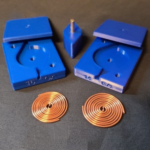 16ga And 14ga Flat Coiling Jig Set. 5 pieces total. Discounted savings.