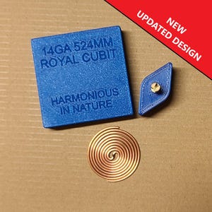 14ga Full Royal Cubit 524MM SBB Coil Winding Jig For Orgone, Electroculture, Triskelions, Wire Crafting, Jewelry and Healing Epoxy Pendants.