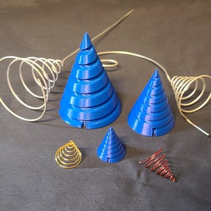 3pc set Fibonacci Electroculture Winding Jigs 77MM, 54MM and 30MM sizes
