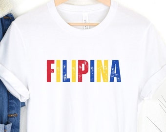 Filipino Flag Shirt, Filipina, Pacific Islander, Philippines SweatShirt, Filipinos, Pinoy, Mestizo, Filipino shirts, Asian Heritage Month