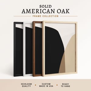 Solid American Oak Wooden Picture Frames with Real Glass, 4x6 5x7 6x8 8x8 8x10 9x12 11x14 11x17 12x16 12x18 16x20 18x24 24x36 A1 A2 A3 A4 A5
