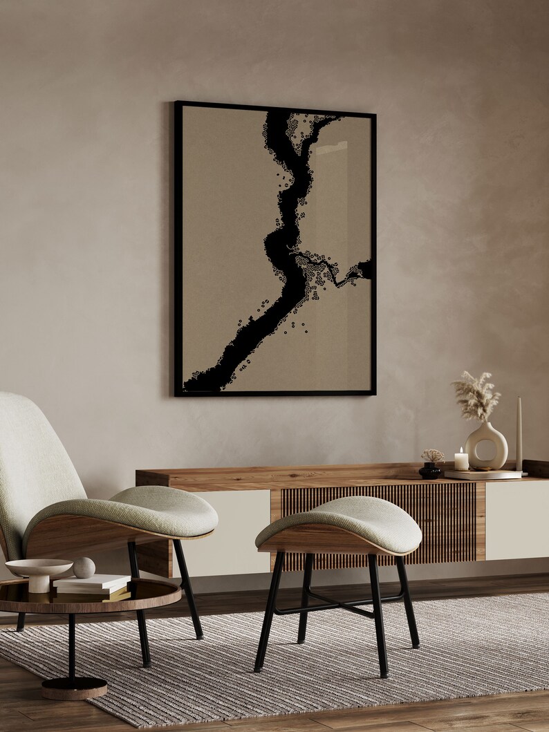 Wabi Sabi Wall Art, Neutral Beige Tones Abstract Japandi Wall Art ...