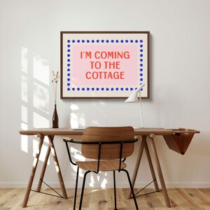 Heated Rivalry Poster Print, I'm Coming to the Cottage Quote Wall Art, Ilya Rozanov Shane Hollander, Booktok Hockey Smut, Cottagecore Decor