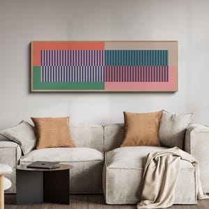 Extra Large Long Horizontal Wall Art, Oversized Tall Narrow Wall Art, Quadro Panoramico, Above Couch Art, Above Bed Art, Large Scale Art