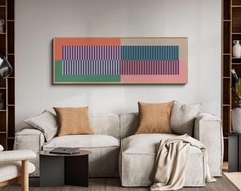 Extra Large Long Horizontal Wall Art, Oversized Tall Narrow Wall Art, Quadro Panoramico, Above Couch Art, Above Bed Art, Large Scale Art