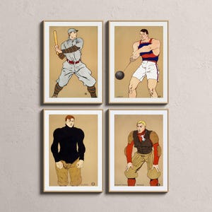 Sports Wall Art, Guy Apartment Decor, Masculine Wall Art, Male Room Prints, Best Sports Gifts for Him, Mens Wall Art, Boys Room Decor