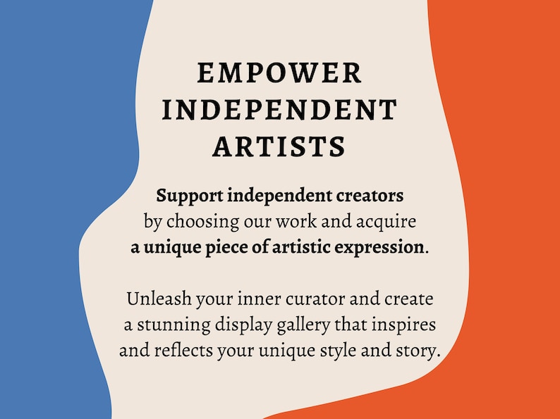 Empower Independent Artists: Support independent creators by choosing our work and acquire a unique piece of artistic expression. Unleash your inner curator and create a stunning display gallery for your Samsung Frame TV that inspires your story.