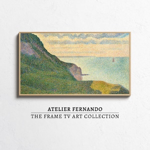 Summer Frame TV Art, Samsung Frame TV Art, Beach Art for Hisense Canvas TV, Digital Download, Beach House Decor, Summer Coastal Aesthetic