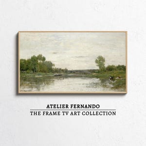 Samsung Frame TV Art, Frame TV Art, Landscape Vintage Painting, Classic Traditional Artwork, Digital Download, Art for Samsung Frame TV